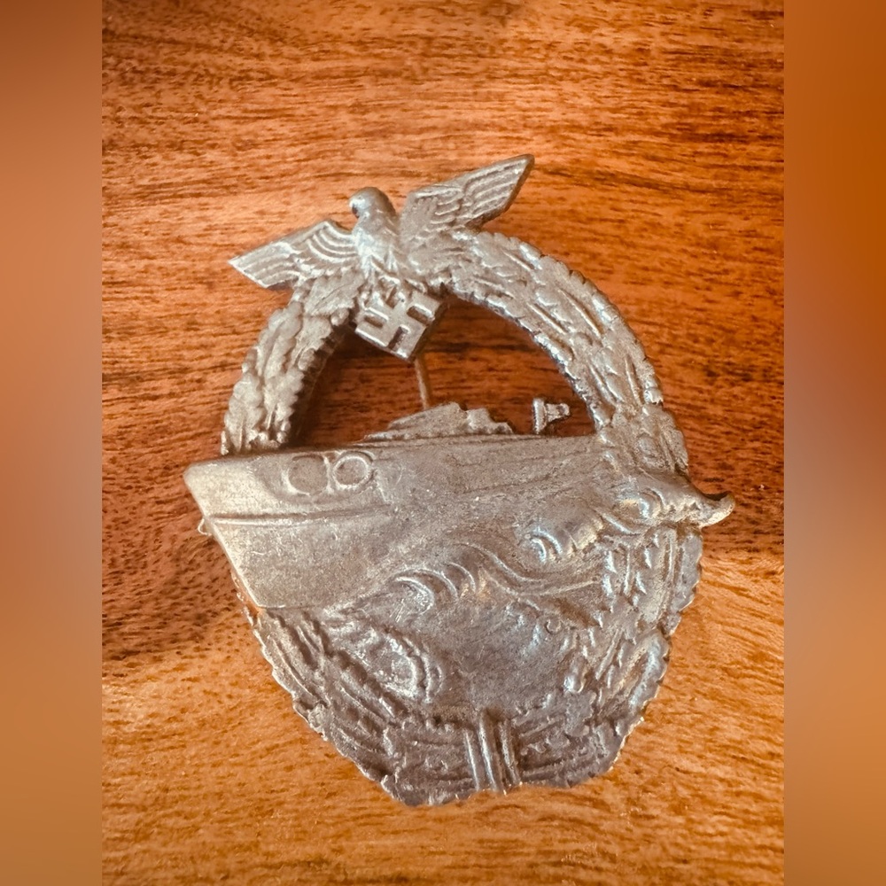 1940’s World War II German Navy (Kriegsmarine)Fast Attack Craft War Badge